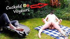 Public Park Wife Sharing – Cuckold Fun with Voyeurs