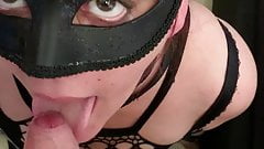 Collared and masked wife swallows